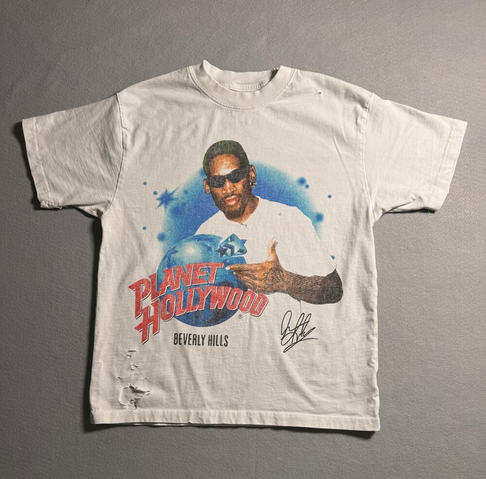 Dennis Rodman x Planet Hollywood Beverly Hills T-shirt Size S